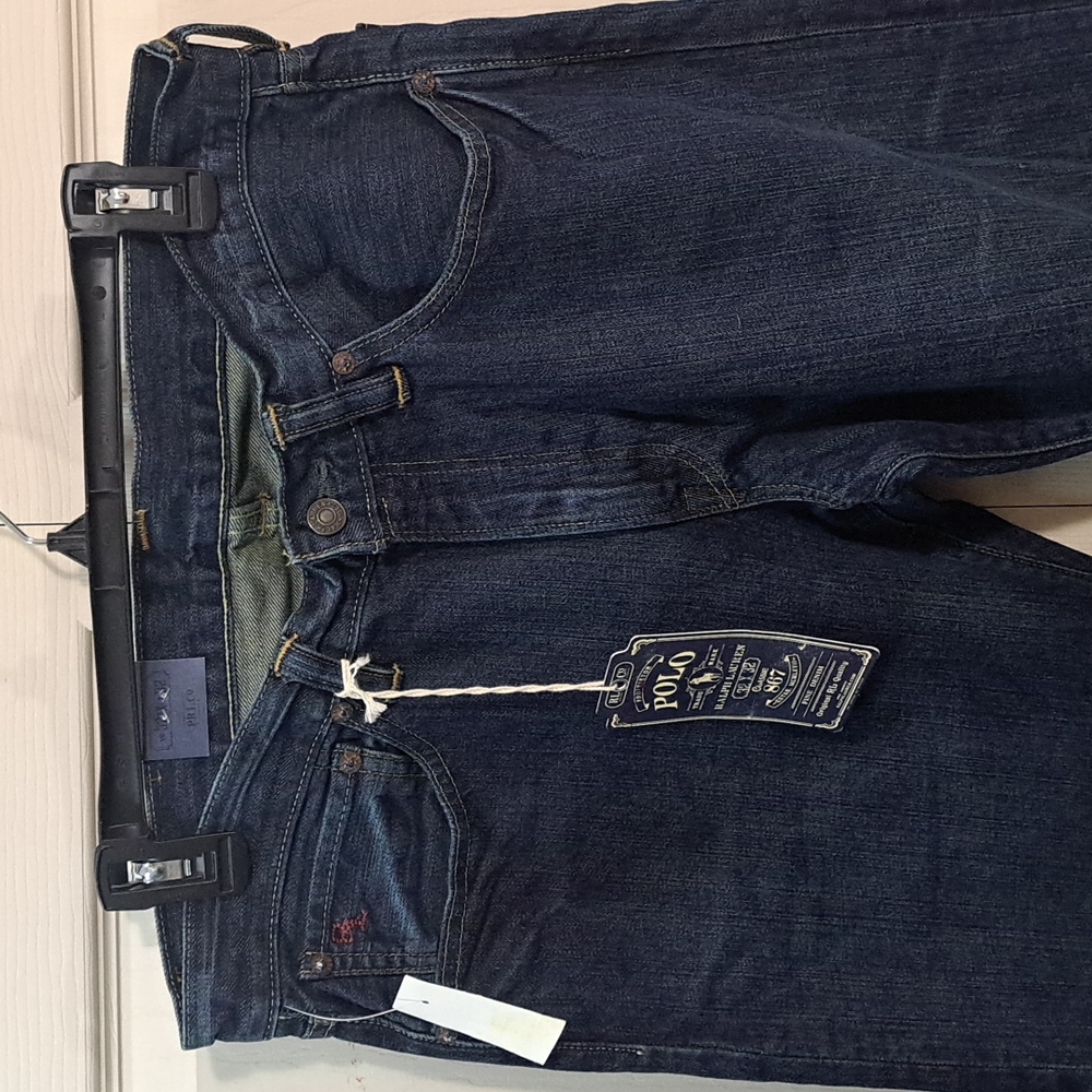 Polo Ralph Lauren 867 "Warren" classic 5-pocket denim jeans -32x32 -straight leg - Picture 2 of 9